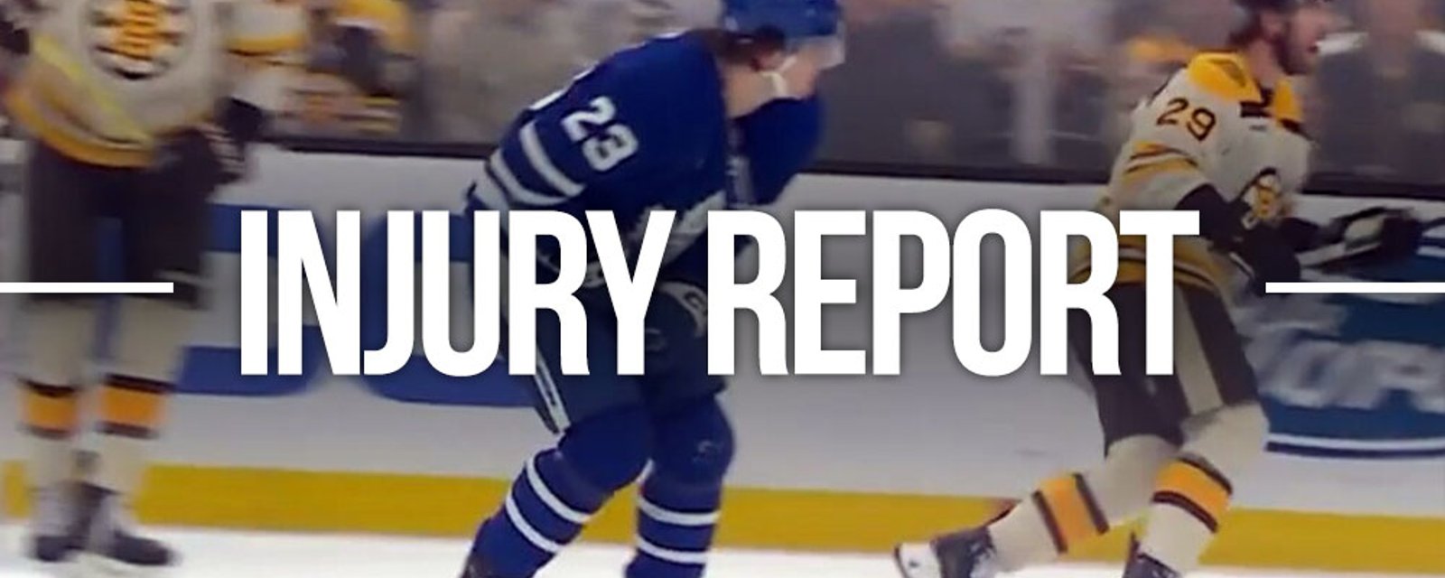 Marchand injures Knies in brutal loss to the Bruins for Leafs