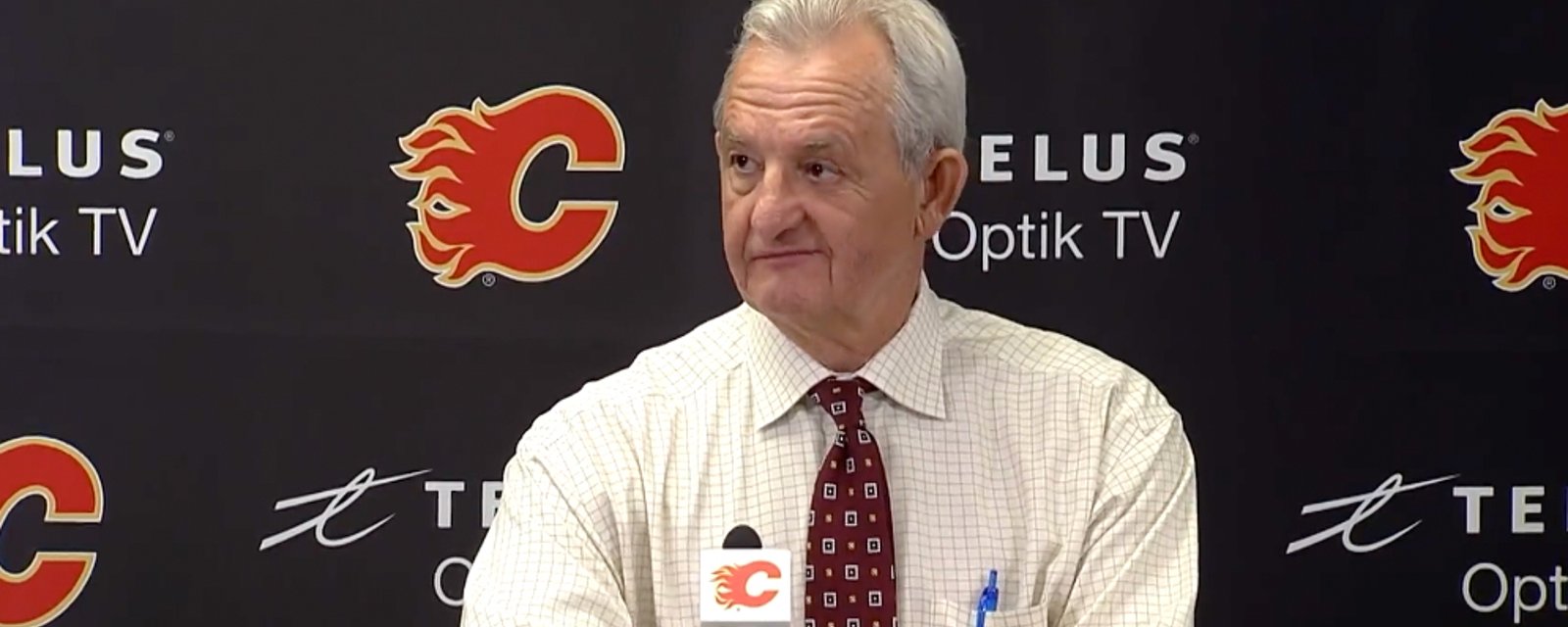 Flames’ Darryl Sutter in trouble over latest outburst, gets attacked by Huberdeau's agent!