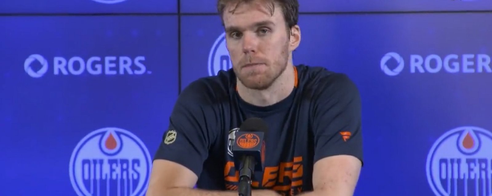 McDavid comments on one of the most frustrating regular season losses of his career.