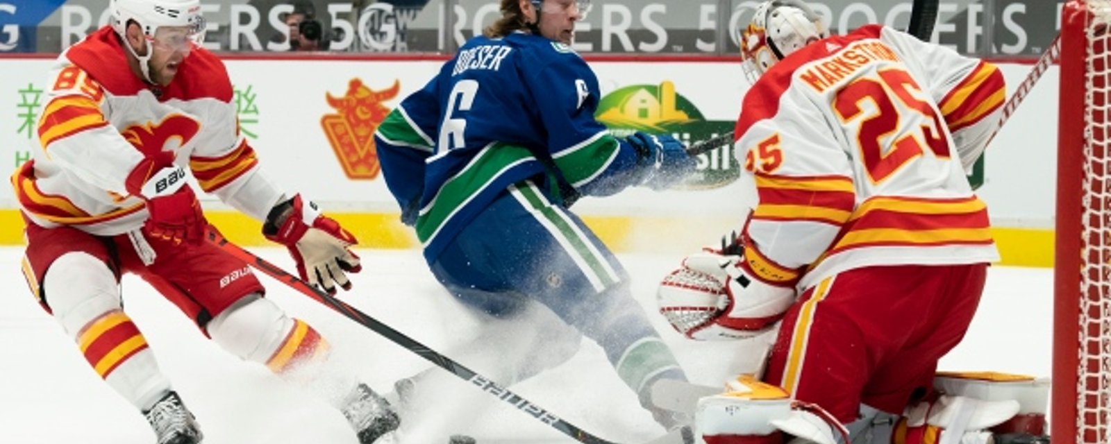 Trade brewing between rivals Flames and Canucks?!