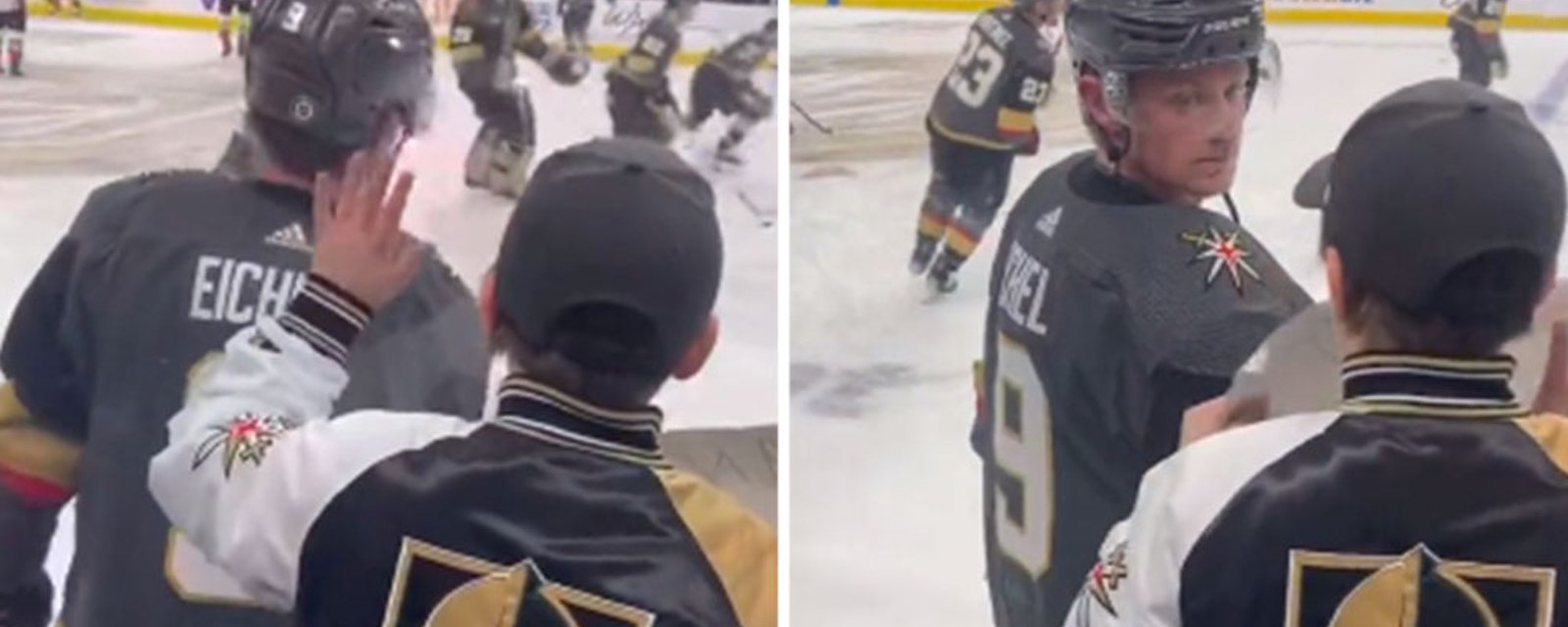 Eichel goes viral for ignoring young fan during pre-game