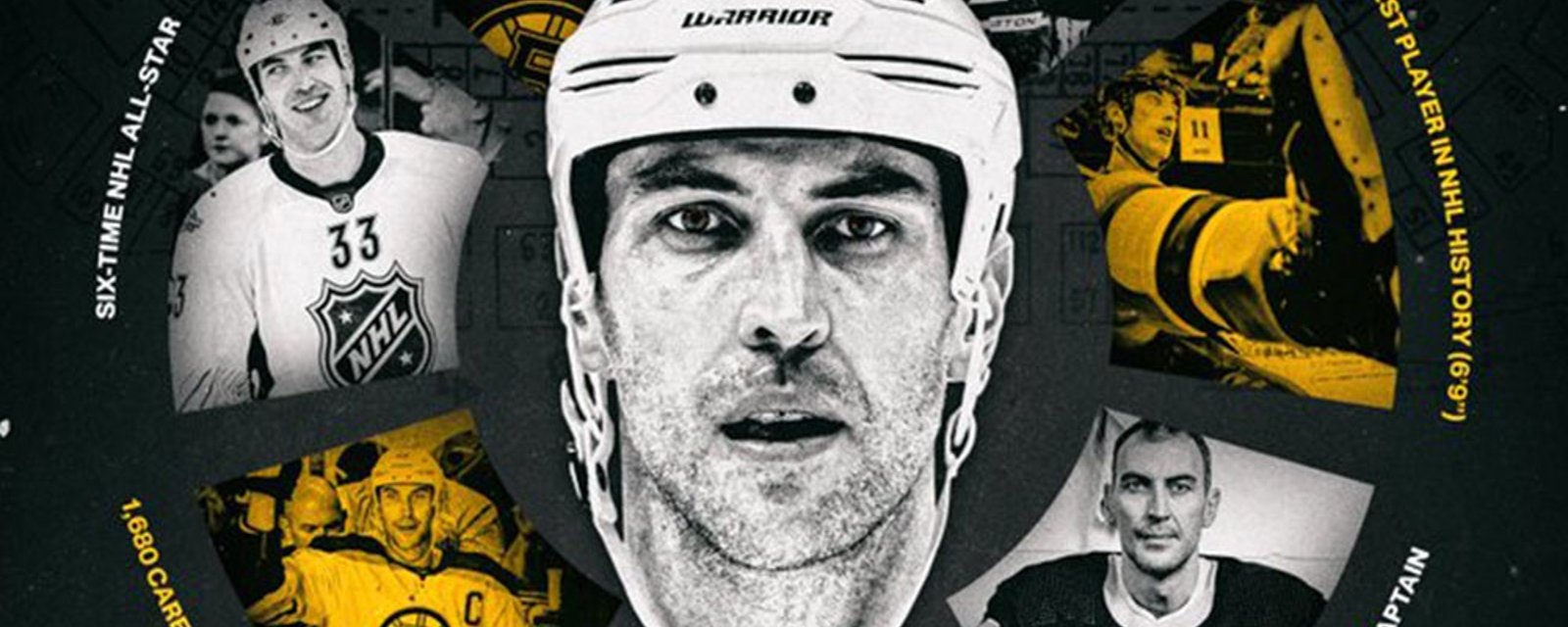 Chara signs one day contract with Bruins