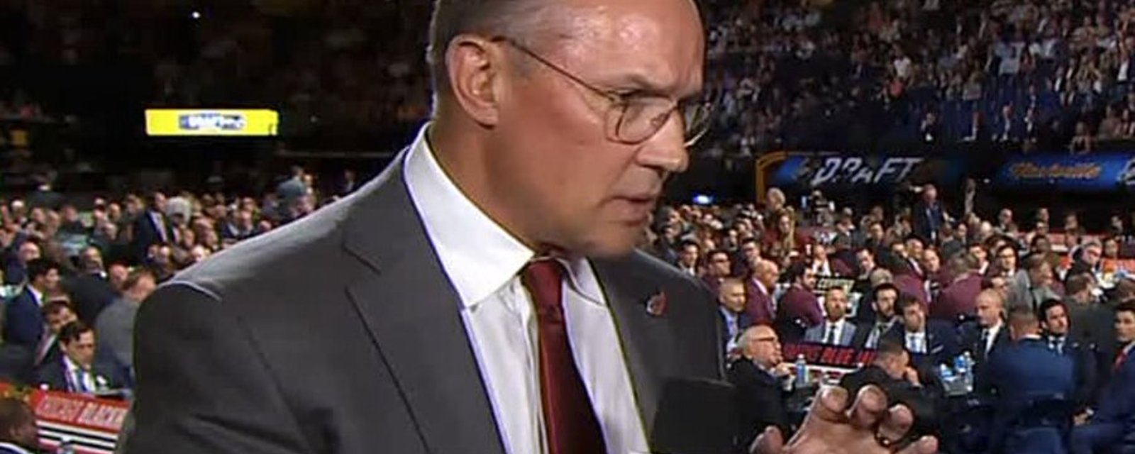 Steve Yzerman says Detroit still rebuilding after making 9th overall pick 