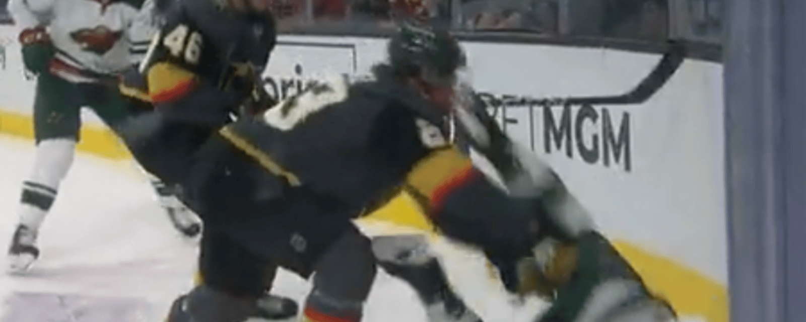 Alec Martinez’s face gets sliced open by skate blade: blood and teeth falling