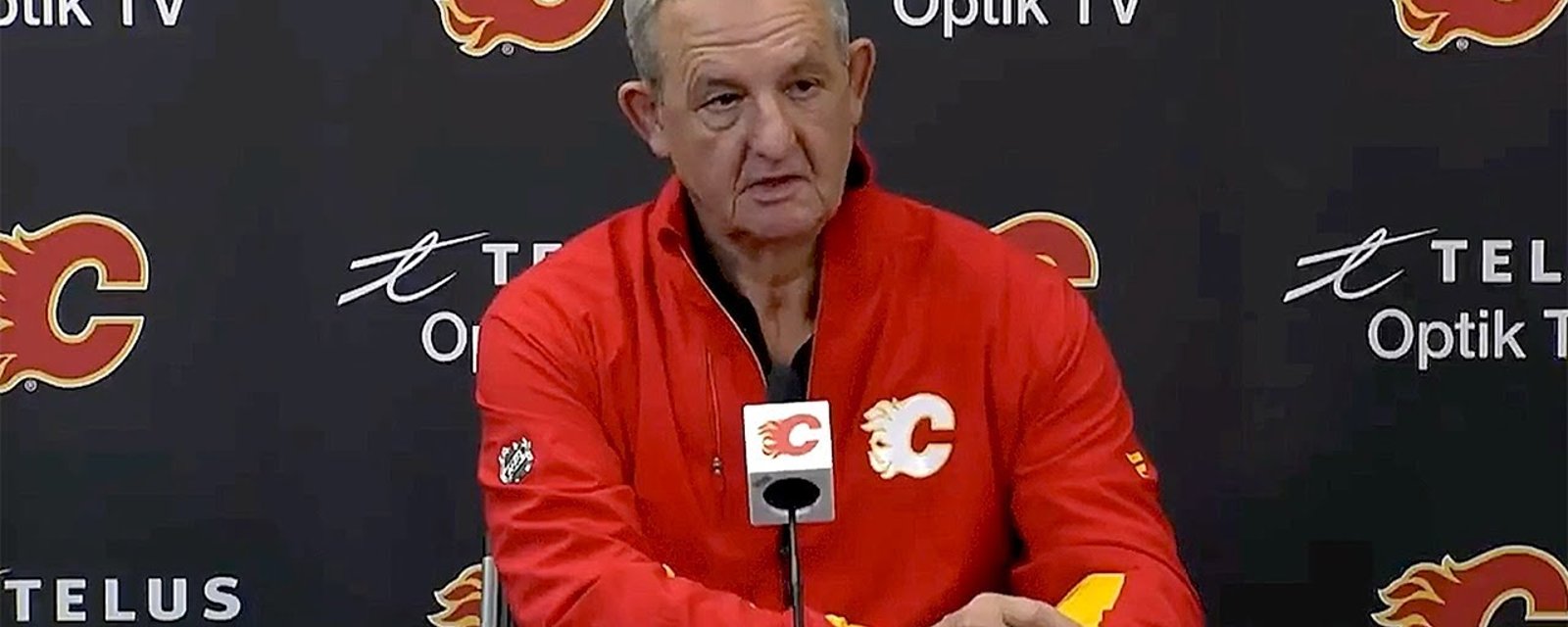 Darryl Sutter called into meeting with Flames GM Brad Treliving