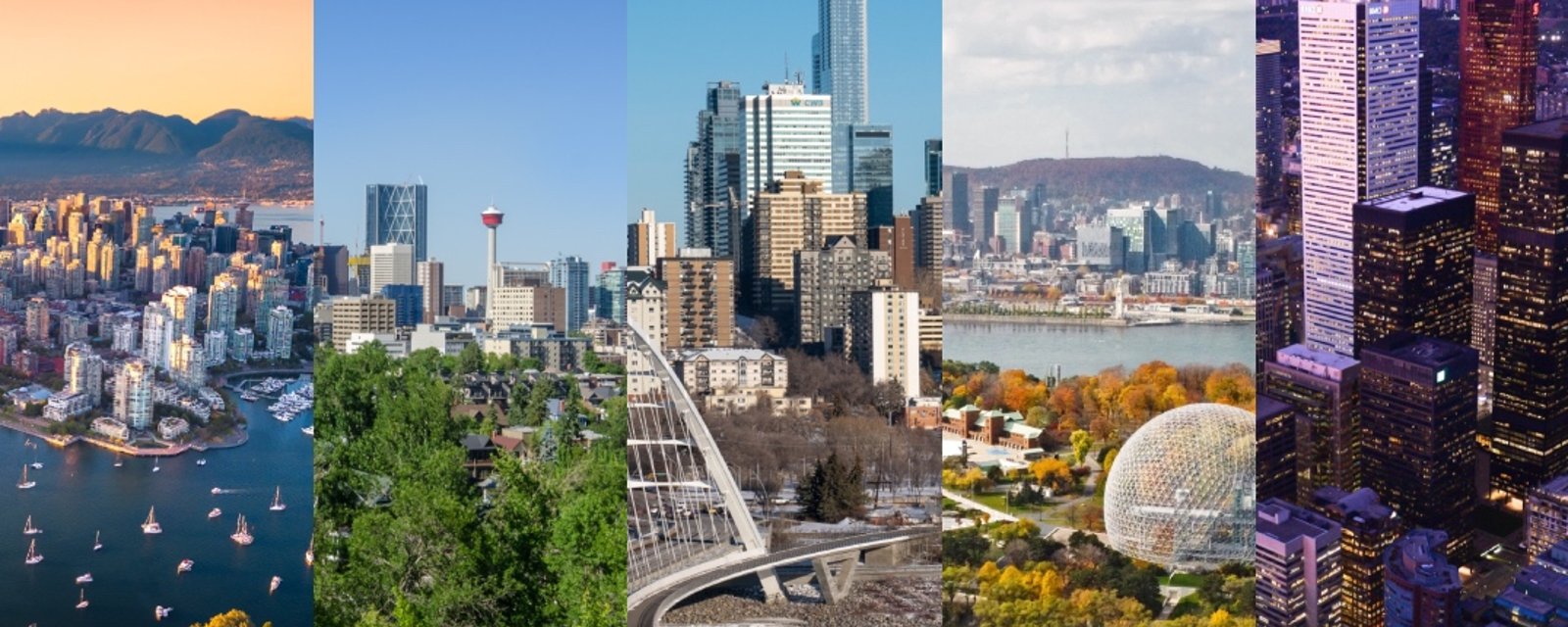 5 villes canadiennes, 5 budgets différents pour y vivre
