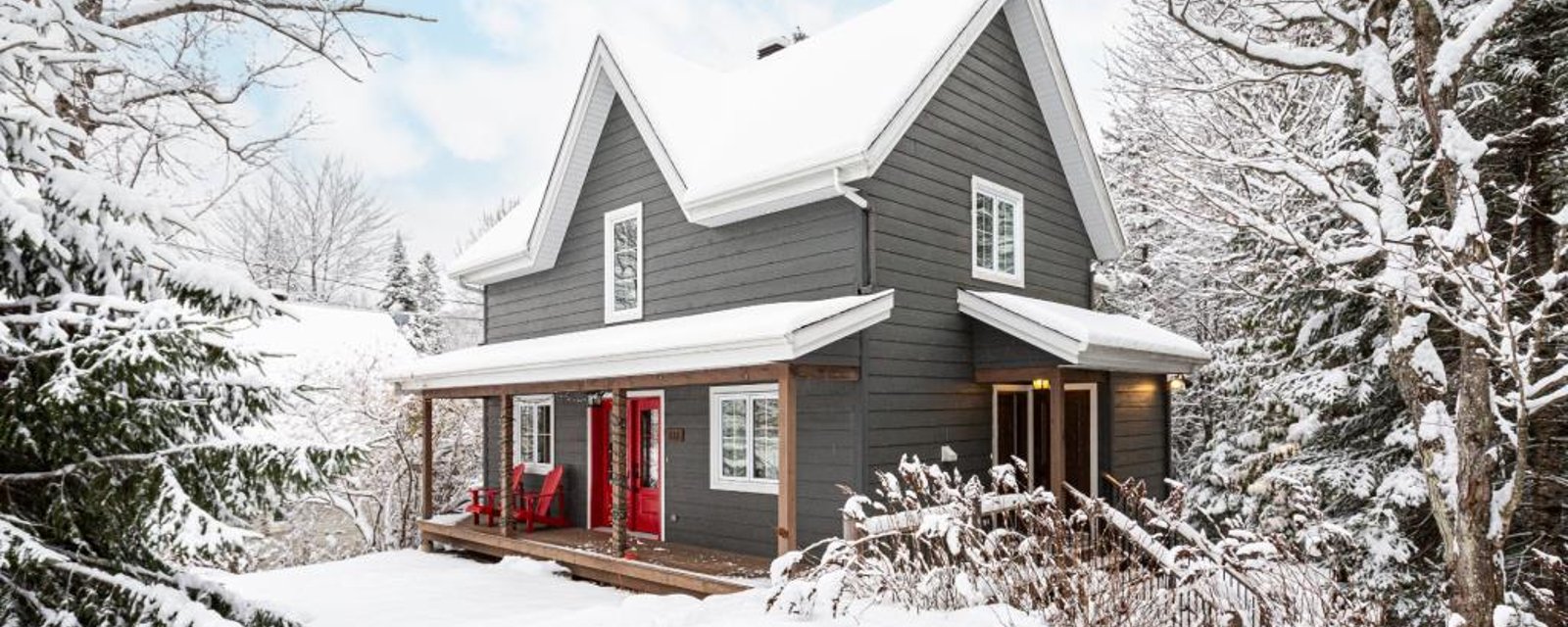 Lieu de cocooning par excellence à proximité des pentes de ski: un magnifique cottage à moins d'1 hr de Montréal