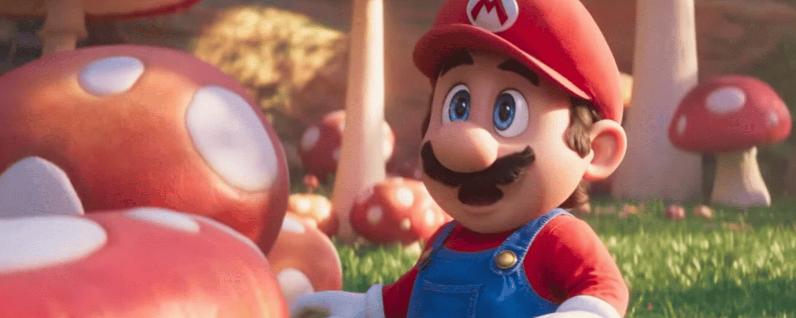 Ils forment un champignon géant dans une salle de cinéma pour la sortie du film Mario Bros 