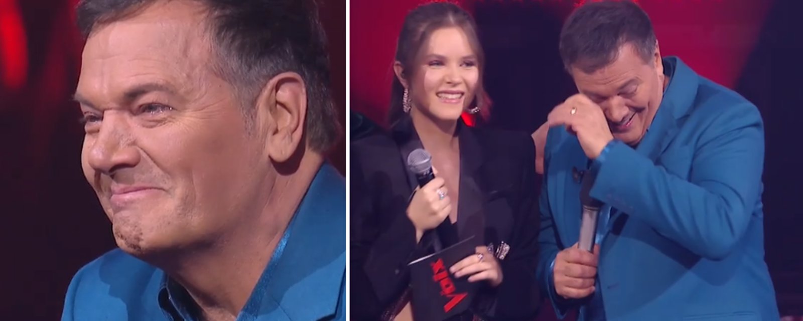 Mario Pelchat fond en larmes après avoir appris que Sophie remporte La Voix 
