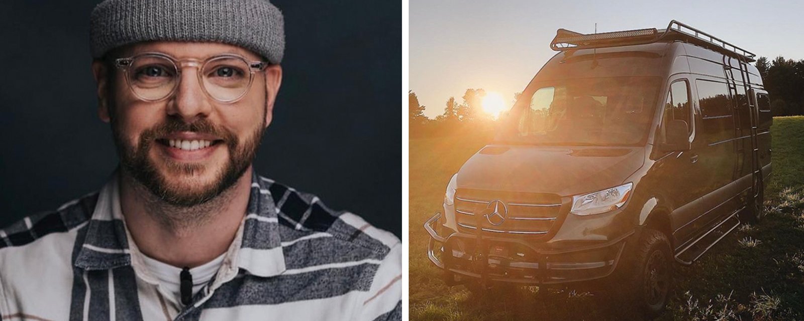 Alexandre Champagne offre sa van pour deux semaines cet été pour la meilleure des causes