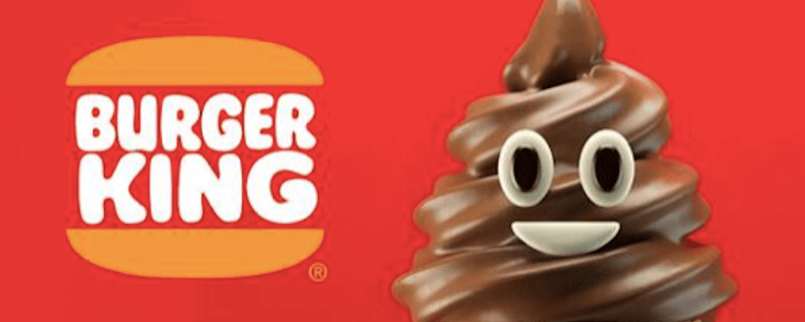 Burger King lance une crème glacée émoji caca