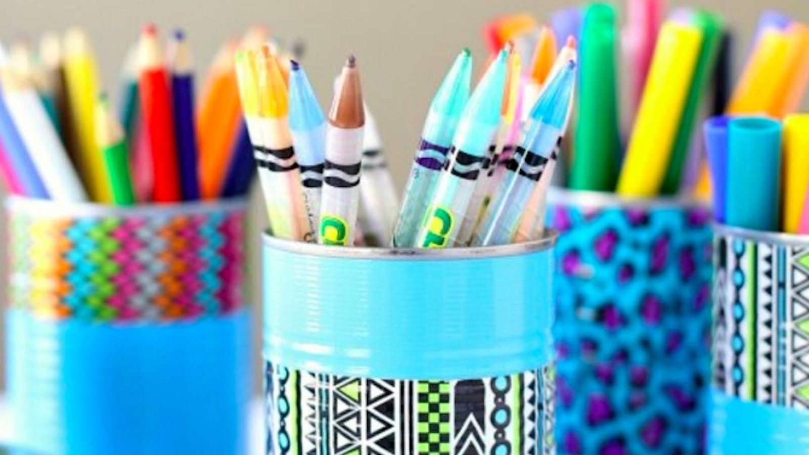 Des idées pour la rentrée: 25 pots à crayons DIY
