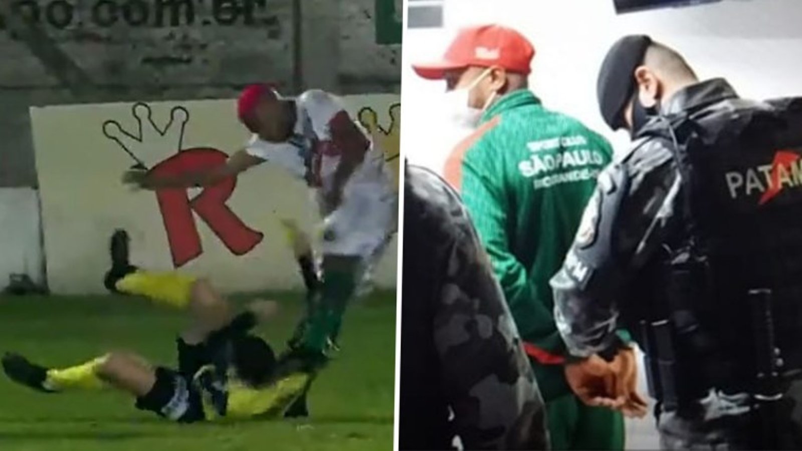 VIDÉO | Un joueur de soccer brésilien accusé de tentative de meurtre contre un arbitre 