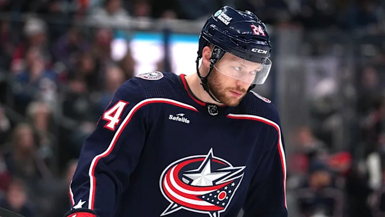 Rick Nash a soutenu la place de Mathieu Olivier avec les Blue Jackets