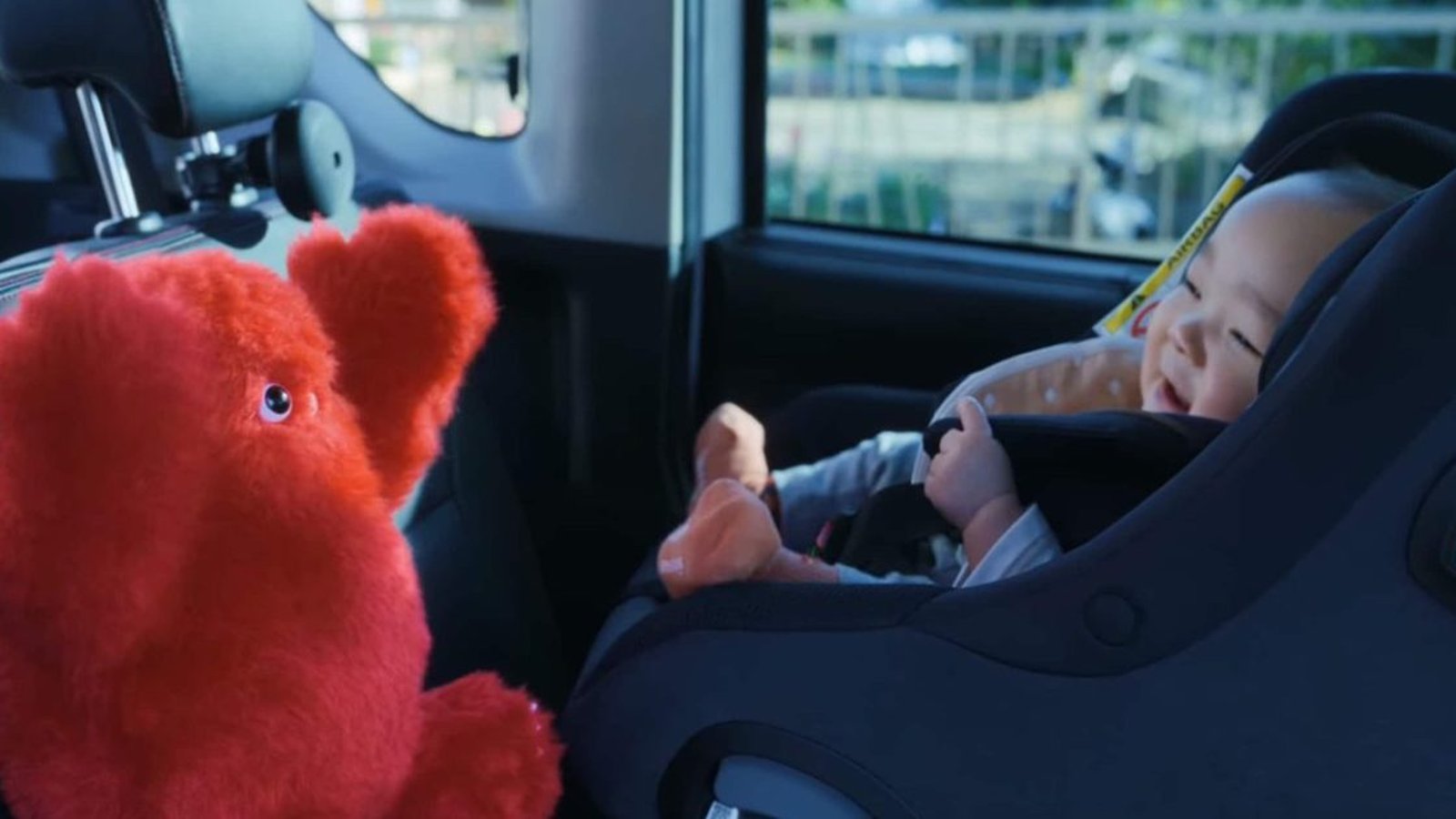 Nissan a imaginé une peluche intelligente qui calme les bébés lors des trajets en voiture