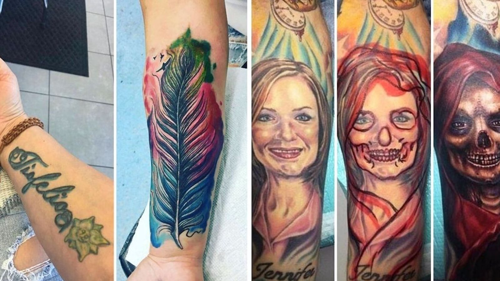 21 personnes qui ont fait effacer leur ex de leur tatouage après une rupture