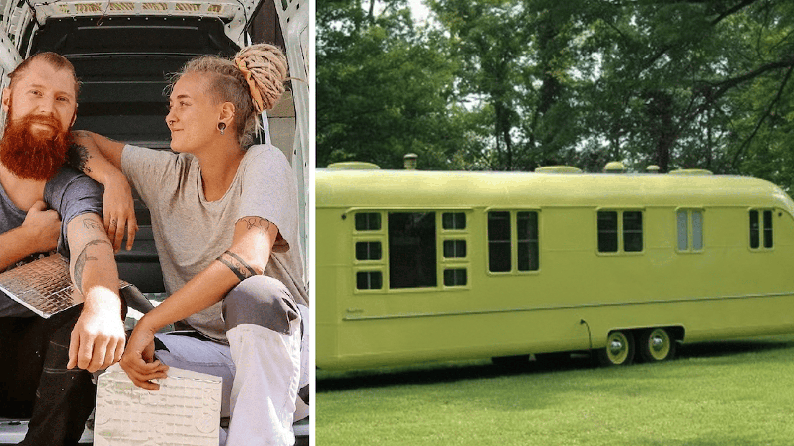 Un couple achète une caravane de 1953 pour 1 700 $ et la transforme en maison