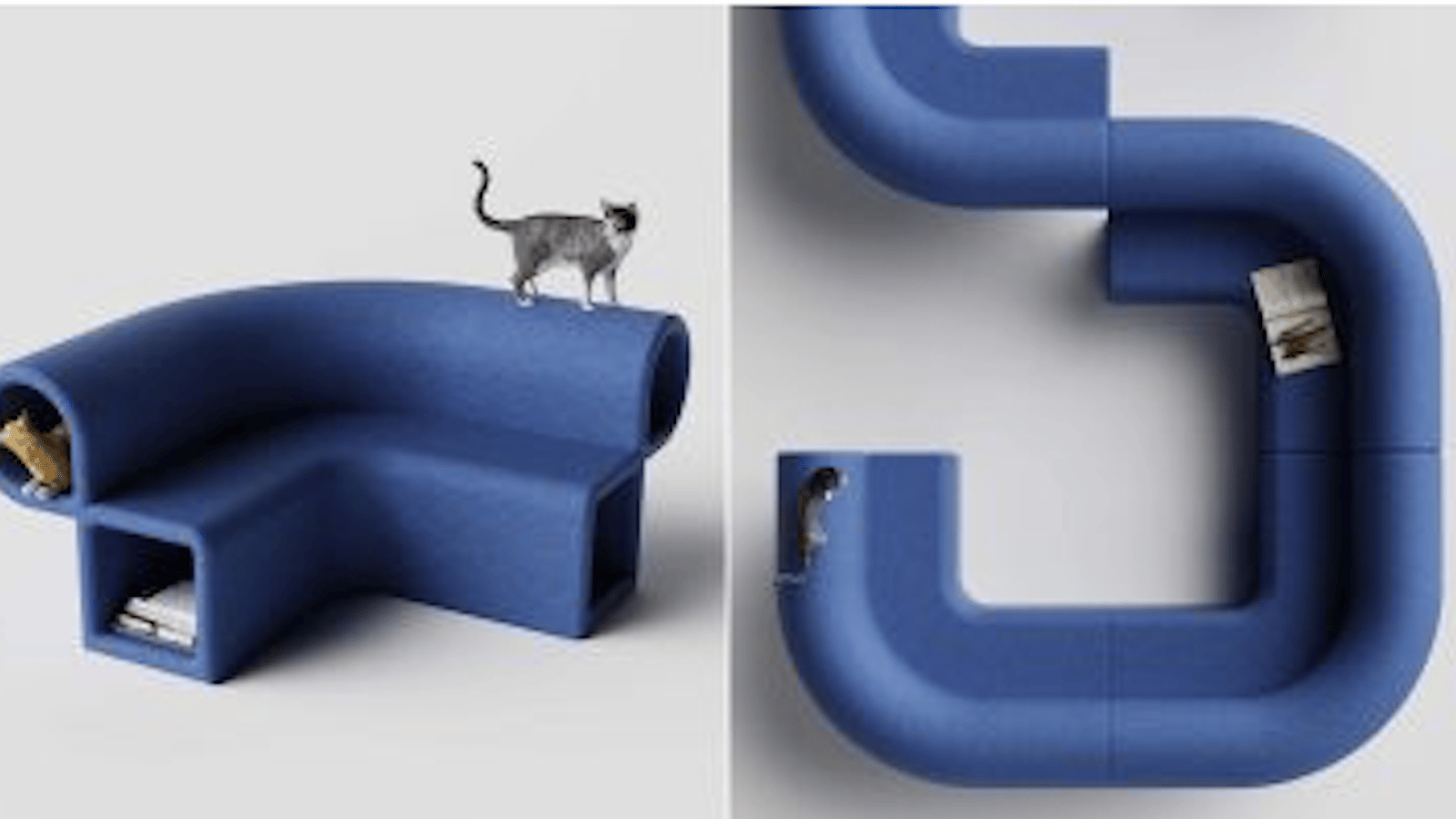 Le canapé modulable qui ferait très plaisir à votre chat