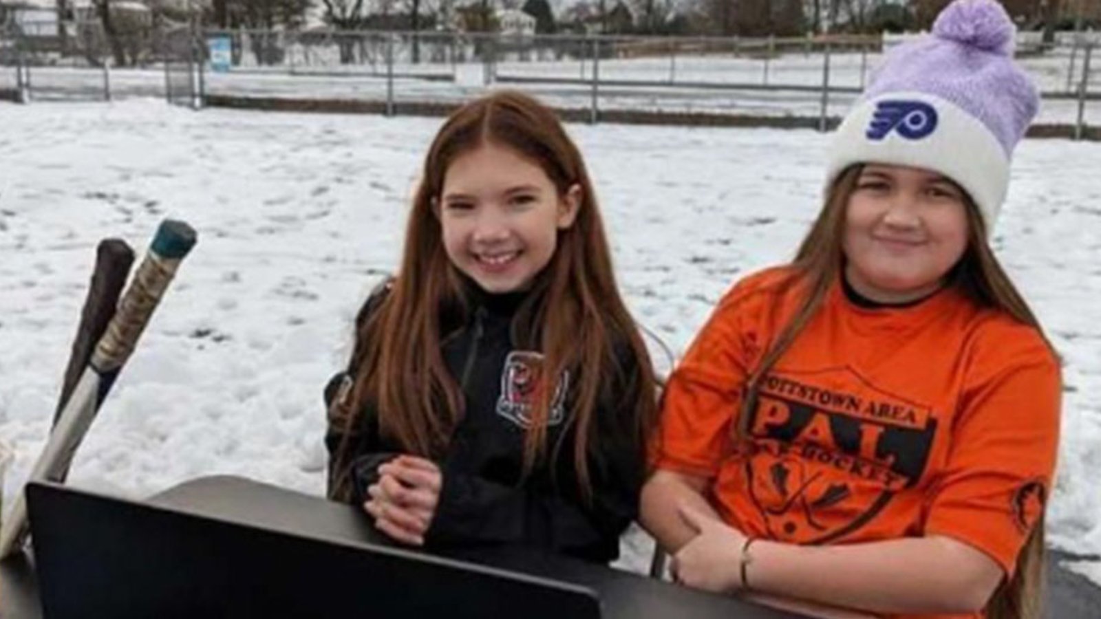 Two 11 year old girls rescue hockey rink from being converted into pickleball courts