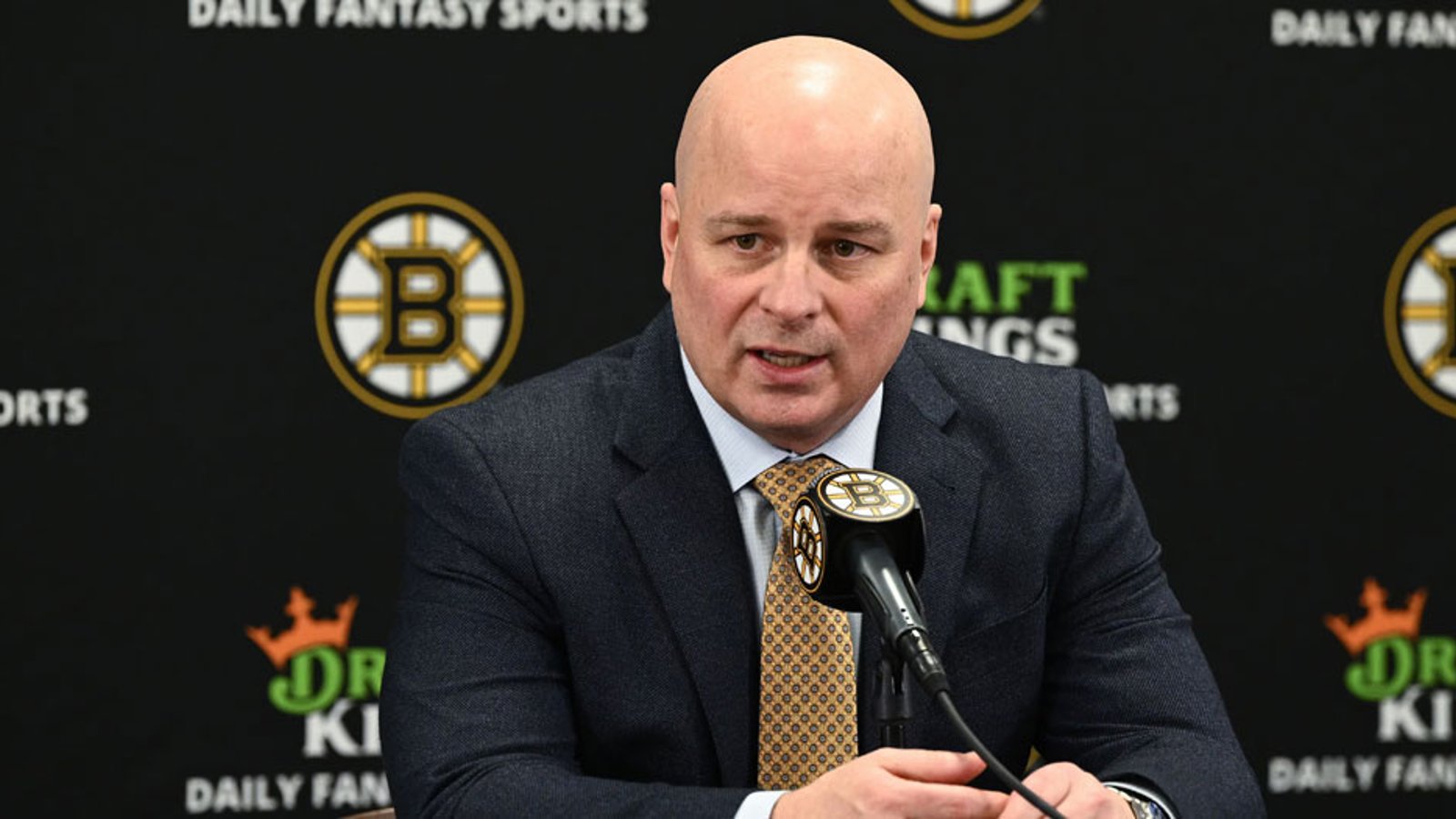 The Boston Bruins have fired Jim Montgomery