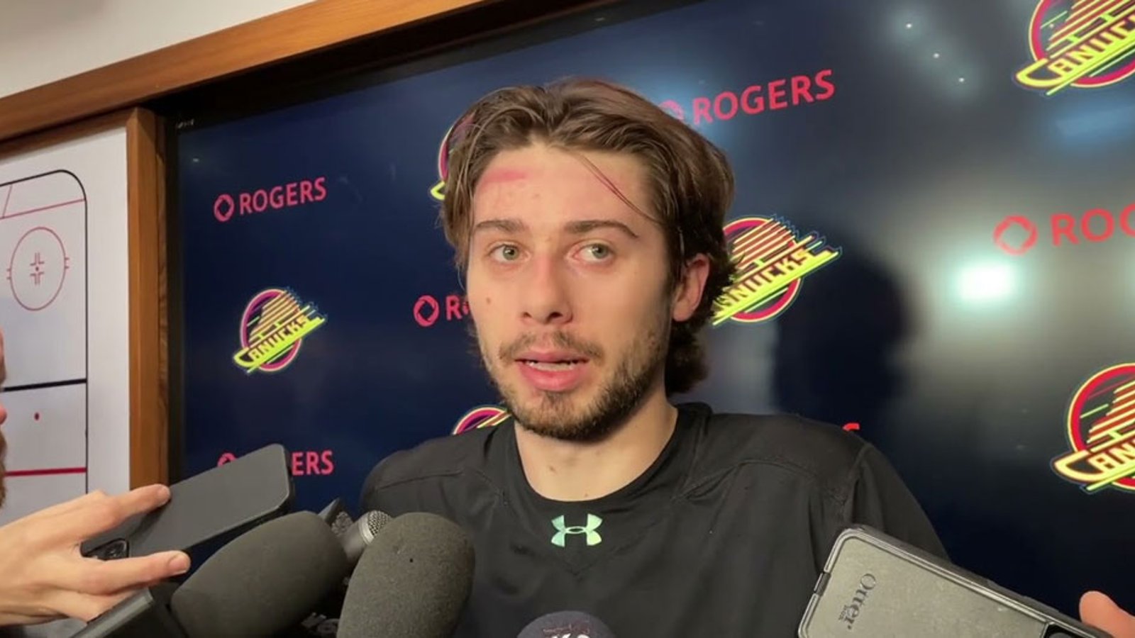 Concerning report on Quinn Hughes out of Vancouver today following Rick Tocchet's departure