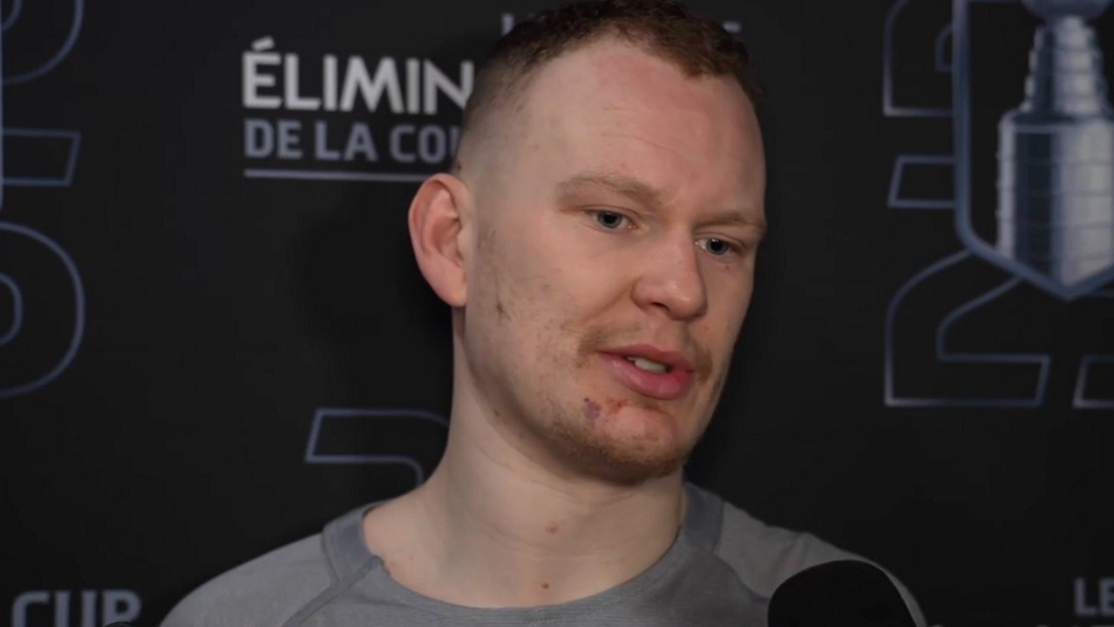 Brady Tkachuk responds to brutal chants from fans in Toronto.