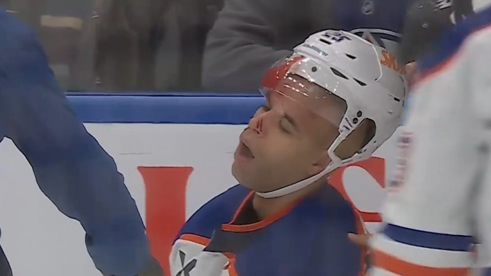 Ryan Reaves attempts to apologize to Darnell Nurse.