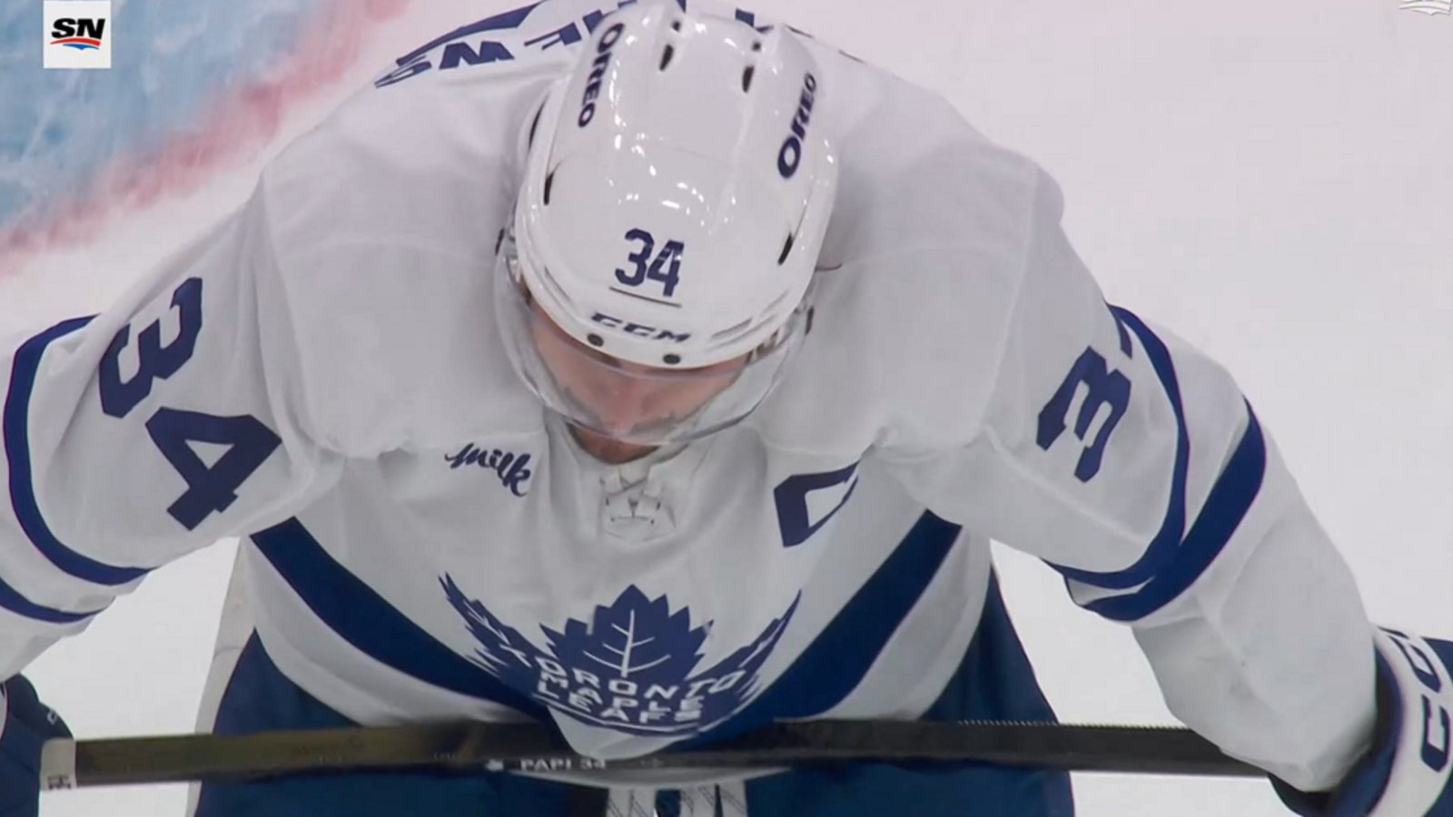 Auston Matthew absent from practice on Monday.