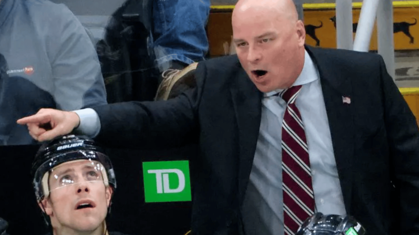 Bruins coach Jim Montgomery calls out the NHL 