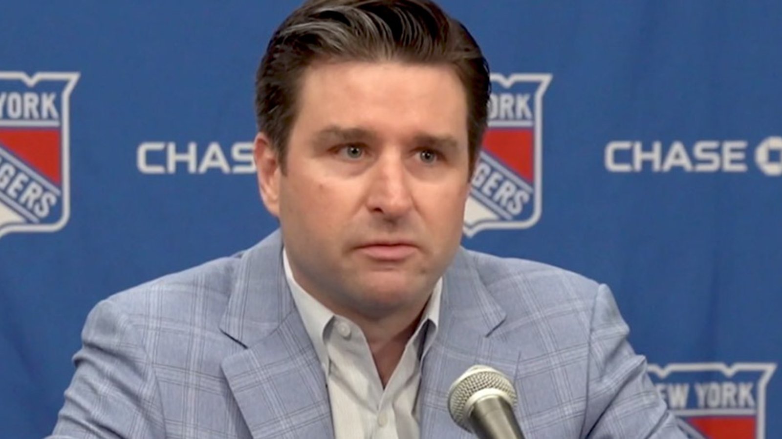 New York Rangers GM Chris Drury has a message for fans 