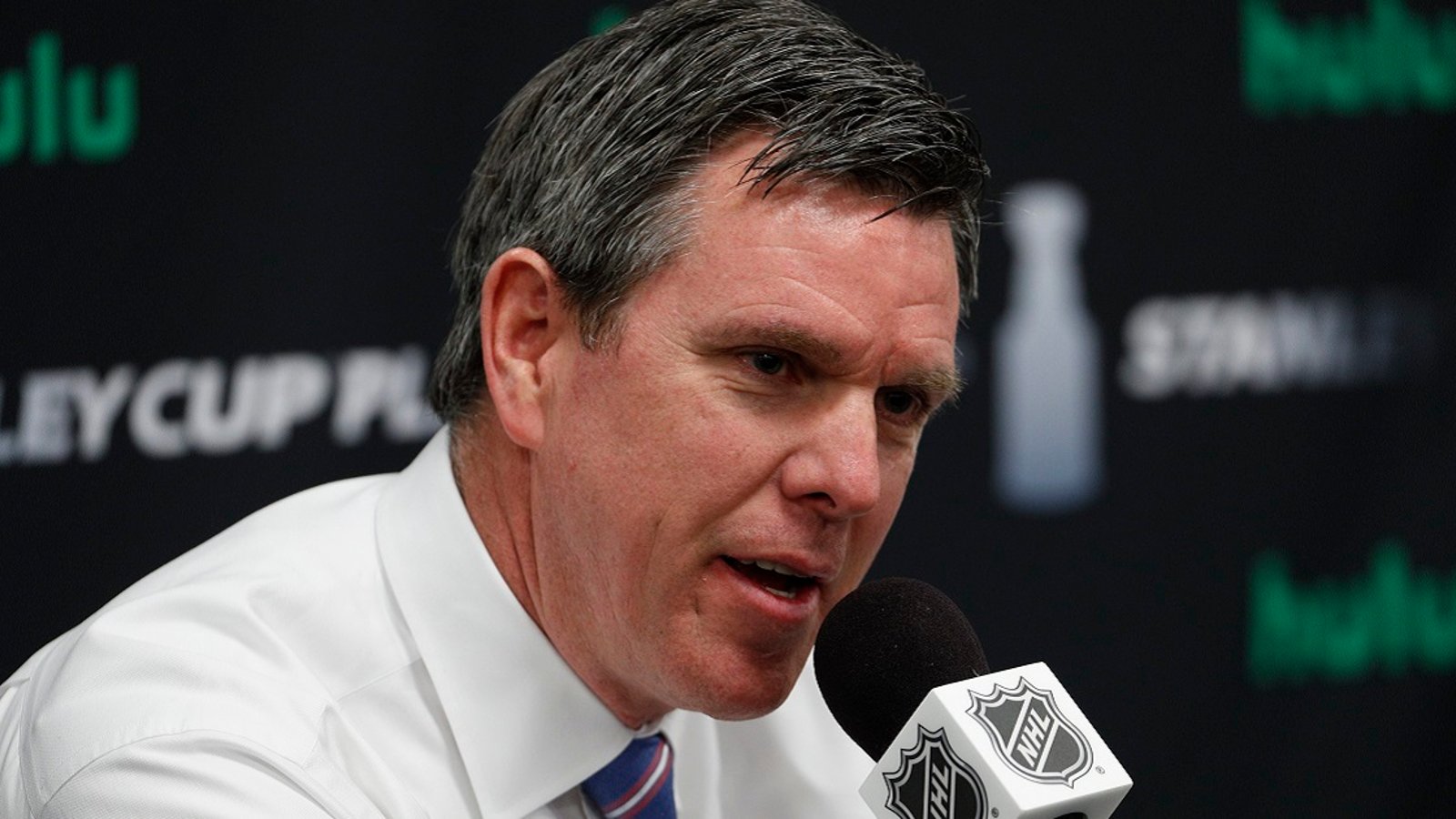 Mike Sullivan sends a warning to his players on Sunday.