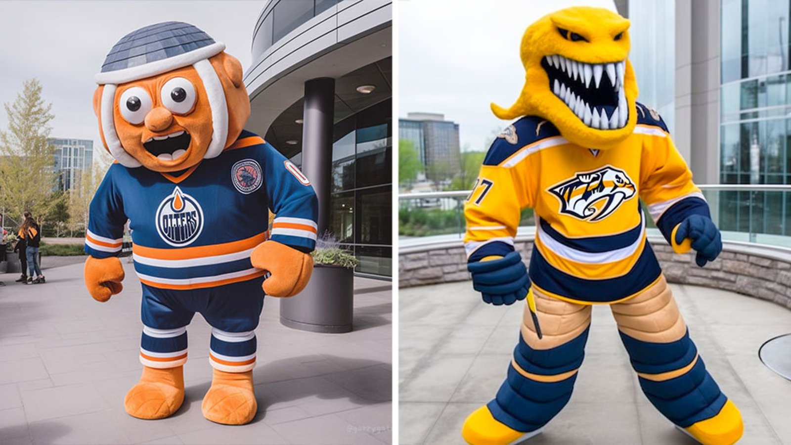 Bizarre AI generated mascots for all 32 NHL teams