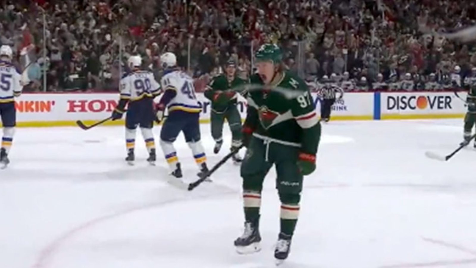 Kaprizov gives the Wild the lead with an insane snipe