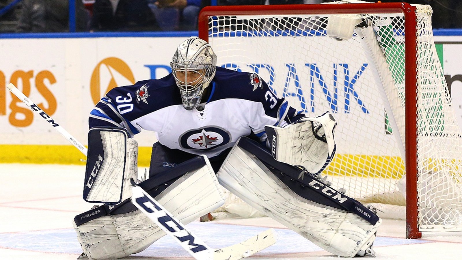 Connor Hellebuyck called out for choking in the playoffs.