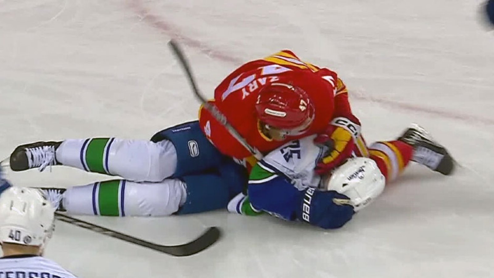 Connor Zary suspended by NHL Player Safety for elbowing Elias Pettersson