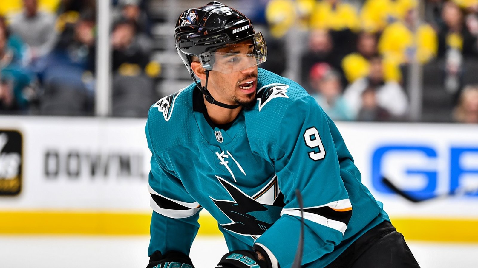 Evander Kane spotted at Sharks practice facility but team remains in the dark.