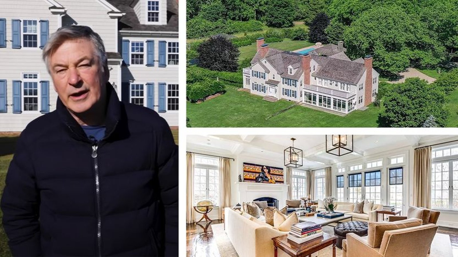 L'acteur Alec Baldwin est obligé de descendre le prix de vente de sa propriété de 10 millions