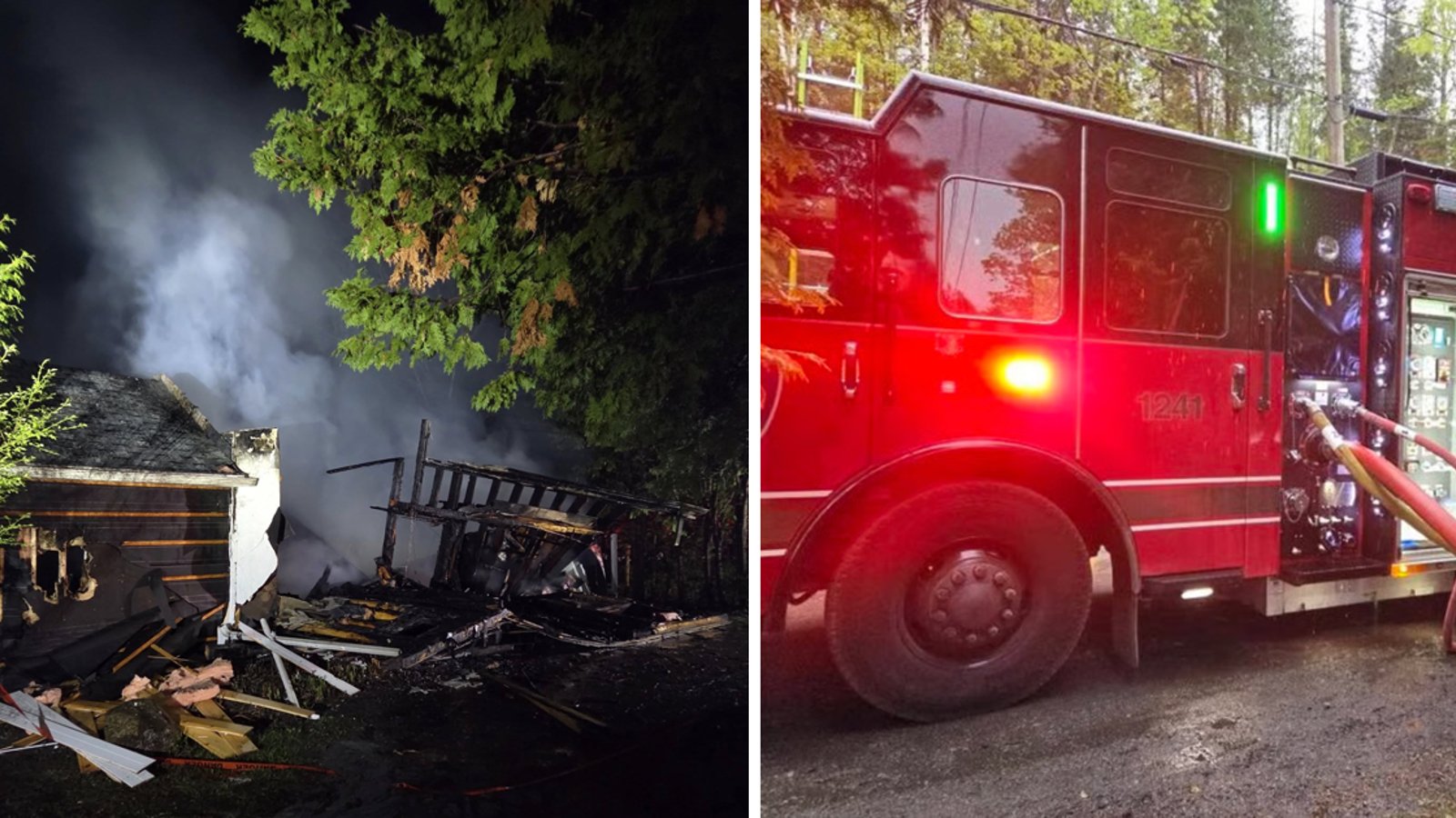 Le chalet de Catherine Proulx-Lemay et Noémie Yelle complètement ravagé par un incendie