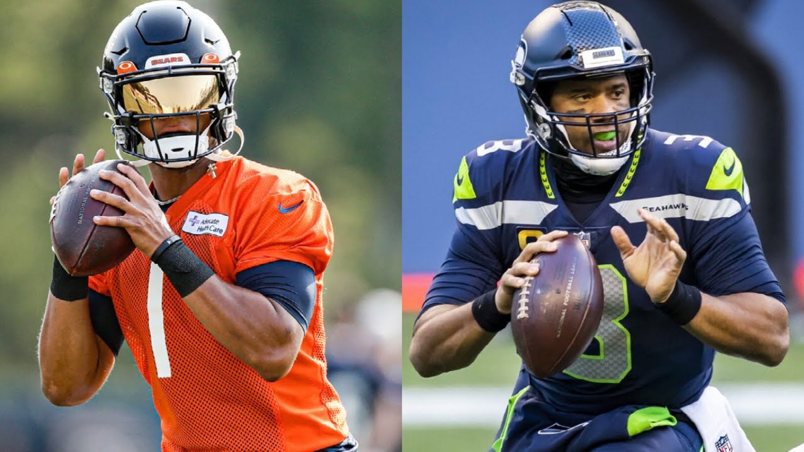 Russell Wilson welcomes Justin Fields to Pittsburgh