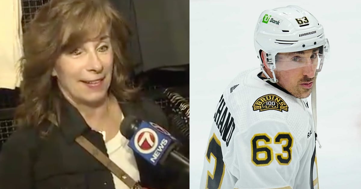 Brad Marchand's mom spills the beans on his status hours before Game 6 -  HockeyFeed