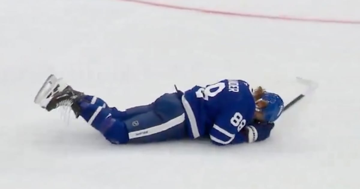 Update on William Nylander after getting injured by Nick Robertson in