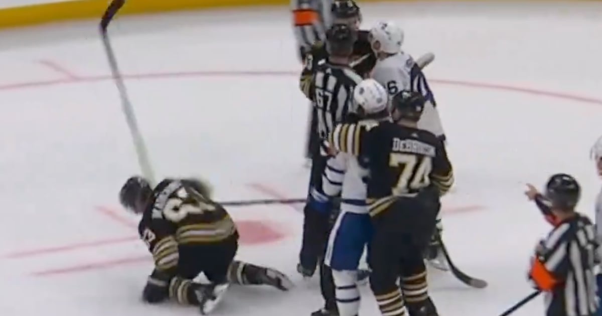 Brad Marchand goes viral for ridiculous dive - HockeyFeed