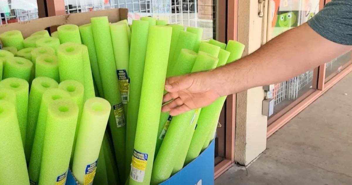 Nouilles De Piscine En Mousse Creuse - 2,6x60 Pouces, Légères Et Flottantes | Vert, Pour Enfants Et Adultes, Jeux Aquatiques