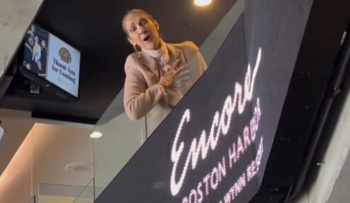 Une nouvelle vidéo de Céline Dion fait surface alors qu'on la voit chanter avec des fans en public
