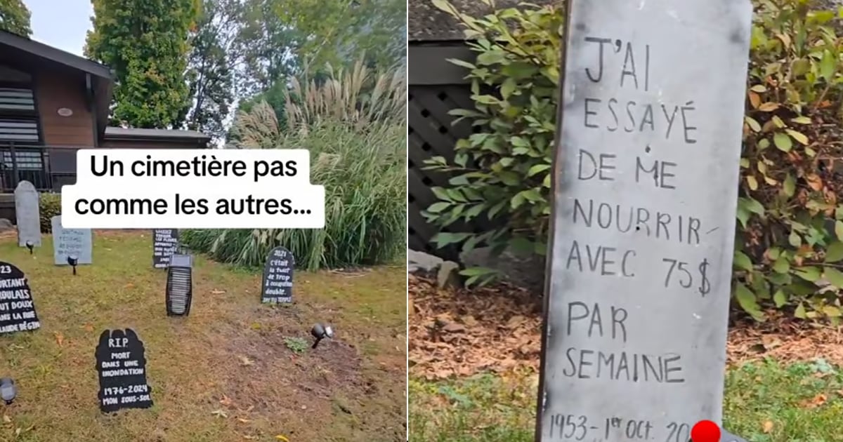 Une maison de Laval en met plein la vue avec ses décorations d'Halloween.