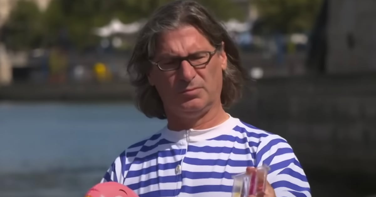 Jean-René Dufort a eu le courage de se baigner dans la Seine