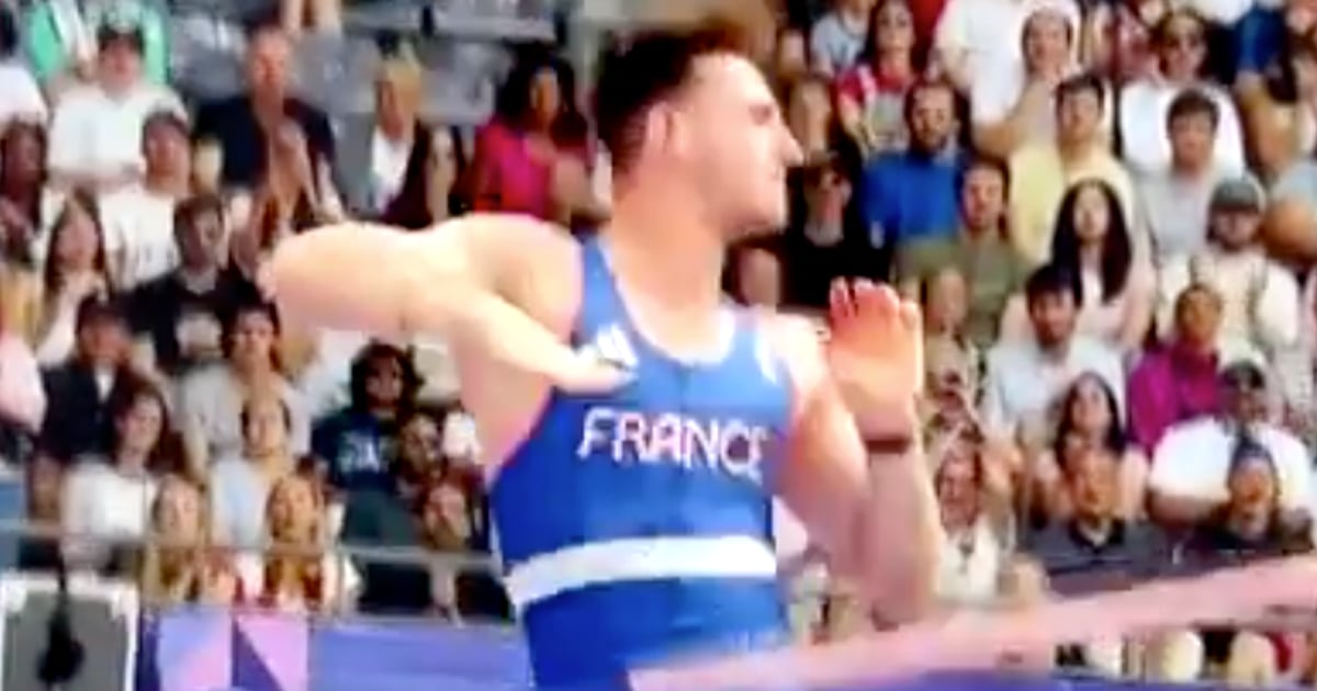 Un autre athlète français au paquet imposant fait beaucoup jaser aux JO de Paris