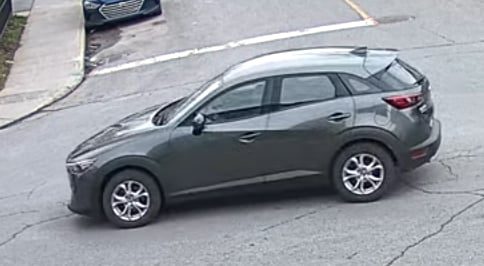 La police demande l'aide de la population pour retrouver une Mazda CX-3 grise foncée