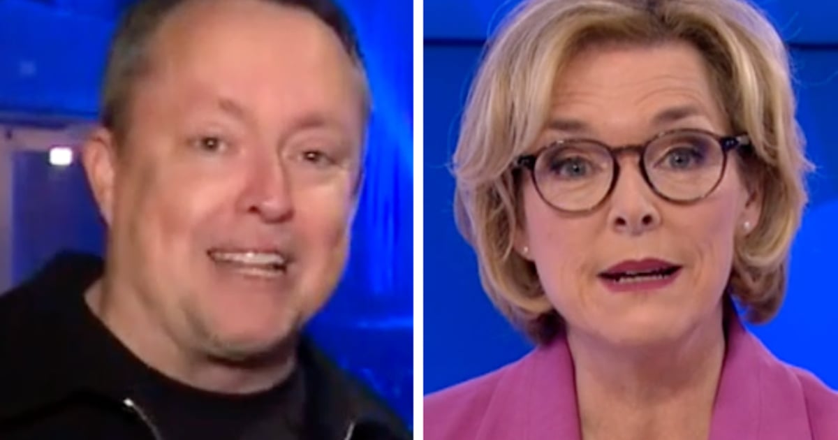 Mike Ward se lâche complètement en direct à TVA Nouvelles et Sophie Thibault n'en revient pas