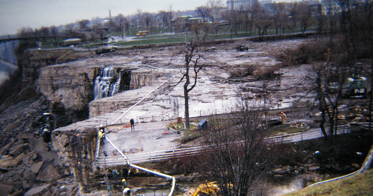 Les ingénieurs qui avaient asséché les chutes du Niagara ont fait une découverte troublante